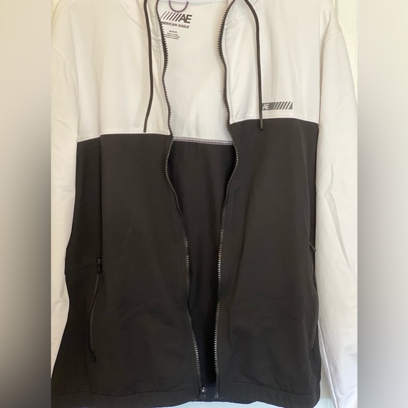 American Eagle Color Block Windbreaker Jacket Size M - Picture 9 of 16